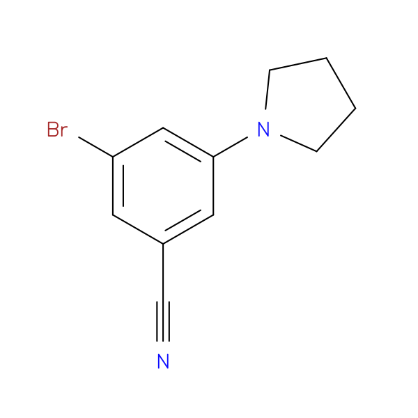 3-Bromo-5-(pyrrolidin-1-yl)benzonitrile