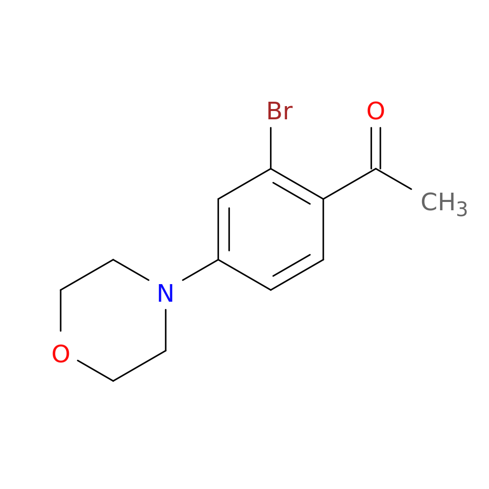 1-[2-bromo-4-(morpholin-4-yl)phenyl]ethan-1-one