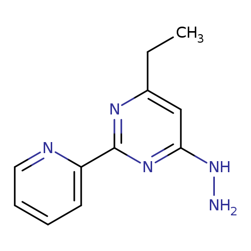 4-ethyl-6-hydrazinyl-2-(pyridin-2-yl)pyrimidine