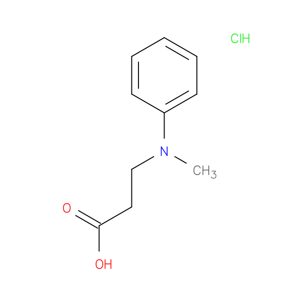 3-[methyl(phenyl)amino]propanoic acid hydrochloride