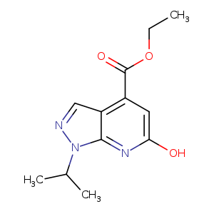 ETHYL 6-HYDROXY-1-ISOPROPYL-1H-PYRAZOLO[3,4-B]PYRIDINE-4-CARBOXYLATE