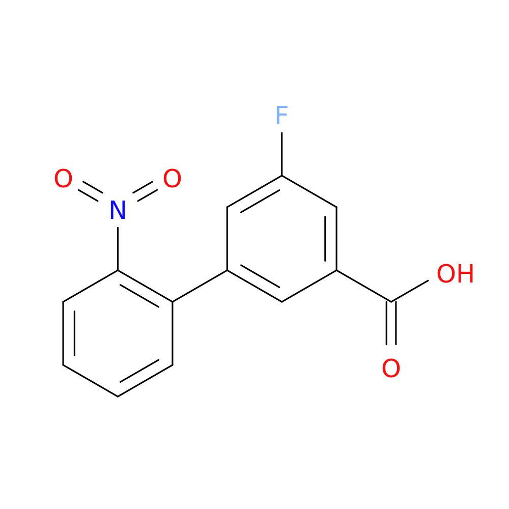 3-Fluoro-5-(2-nitrophenyl)benzoic acid