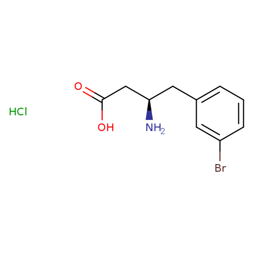 Benzenebutanoic acid, β-amino-3-bromo-, hydrochloride (1:1), (βR)-