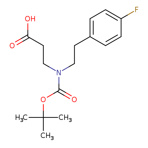 3-{[(tert-butoxy)carbonyl][2-(4-fluorophenyl)ethyl]amino}propanoic acid