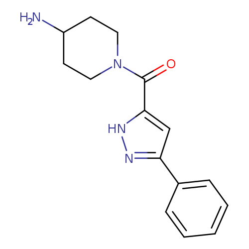 1-[(3-Phenyl-1h-pyrazol-5-yl)carbonyl]piperidin-4-amine