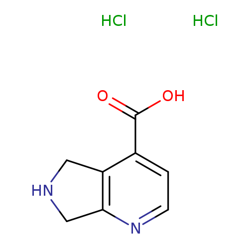 5H,6H,7H-pyrrolo[3,4-b]pyridine-4-carboxylic acid dihydrochloride