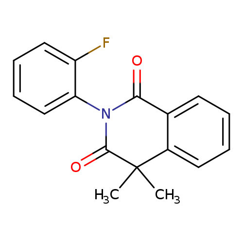 2-(2-fluorophenyl)-4,4-dimethyl-1,2,3,4-tetrahydroisoquinoline-1,3-dione