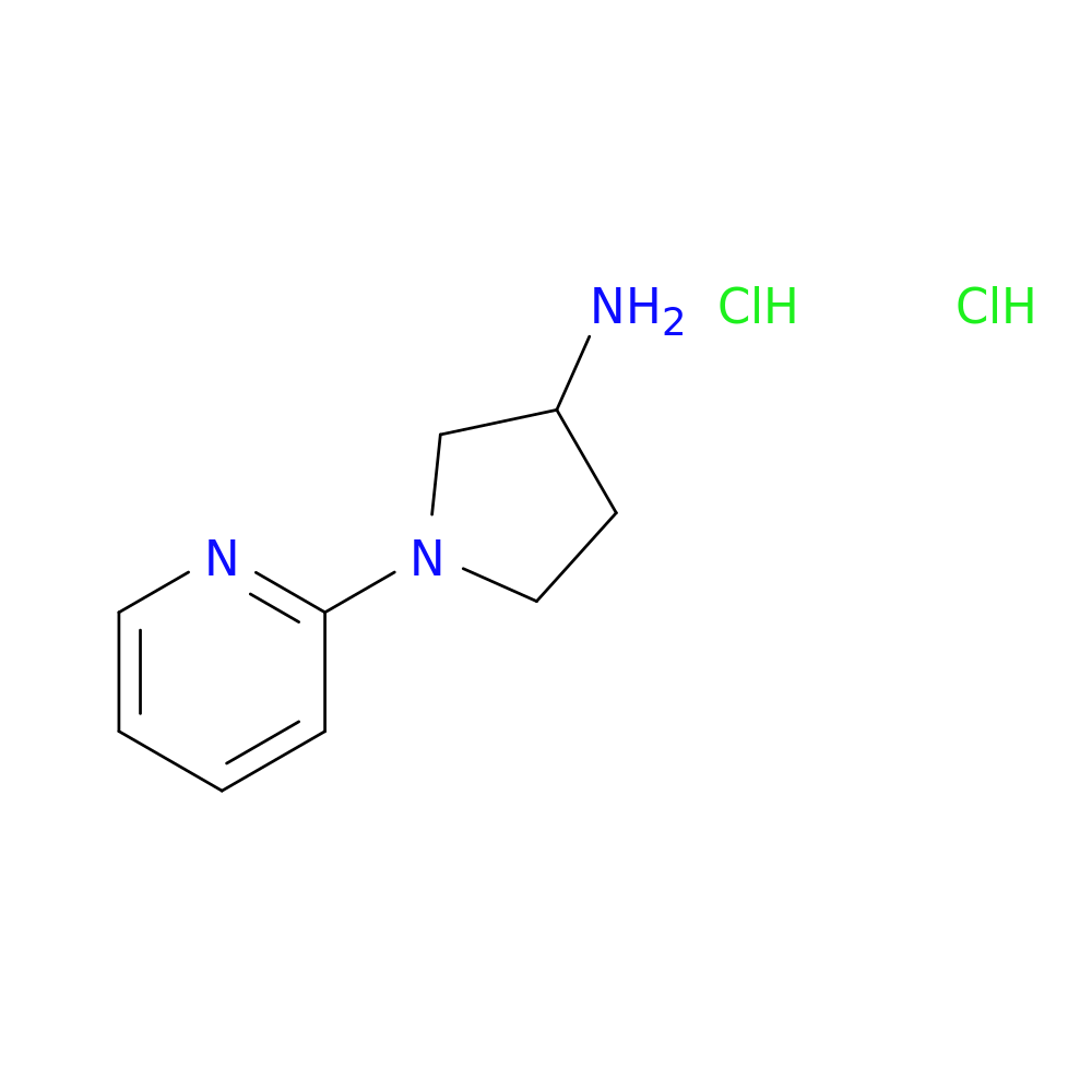 1-(pyridin-2-yl)pyrrolidin-3-amine dihydrochloride