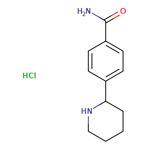 4-(piperidin-2-yl)benzamide hydrochloride