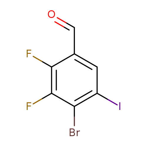 4-bromo-2,3-difluoro-5-iodobenzaldehyde