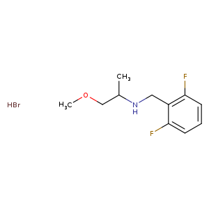 N-(2,6-difluorobenzyl)-1-methoxy-2-propanamine hydrobromide