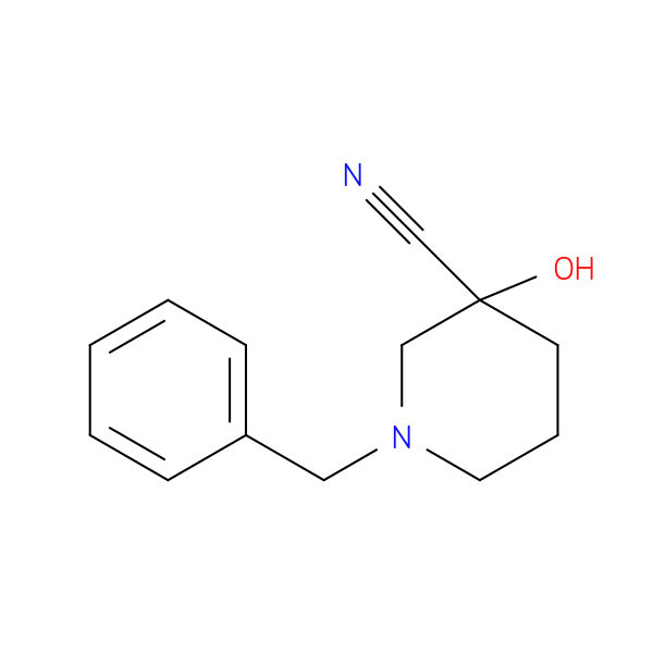 1-Benzyl-3-hydroxypiperidine-3-carbonitrile