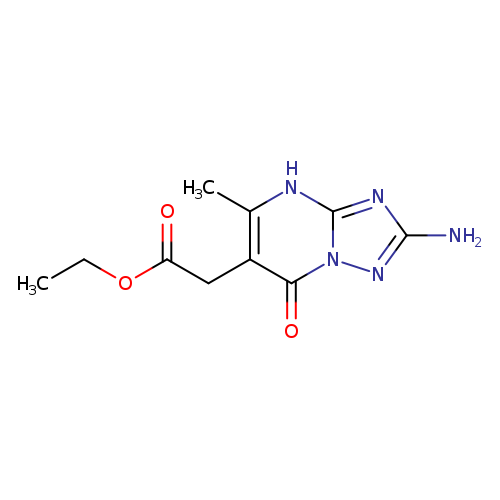 ethyl 2-{2-amino-5-methyl-7-oxo-4H,7H-[1,2,4]triazolo[1,5-a]pyrimidin-6-yl}acetate