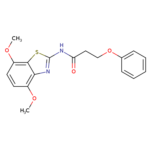 N-(4,7-dimethoxy-1,3-benzothiazol-2-yl)-3-phenoxypropanamide