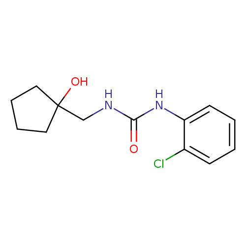 1-(2-chlorophenyl)-3-[(1-hydroxycyclopentyl)methyl]urea