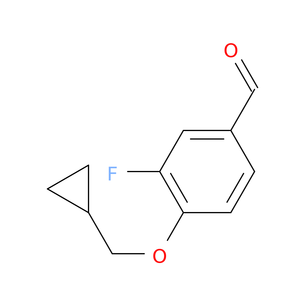 4-Cyclopropylmethoxy-3-fluoro-benzaldehyde
