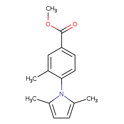methyl 4-(2,5-dimethyl-1H-pyrrol-1-yl)-3-methylbenzoate