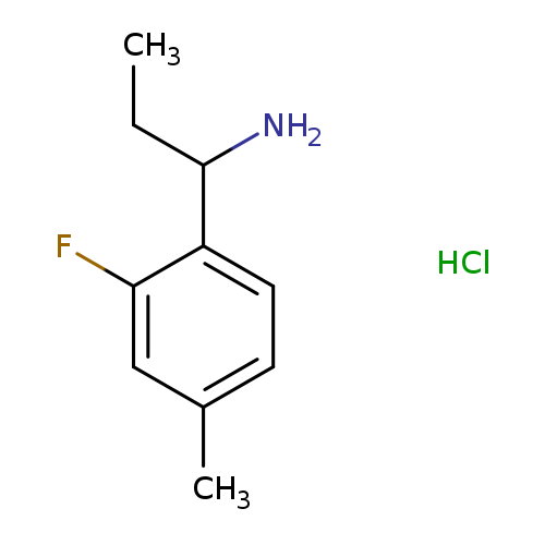 1-(2-Fluoro-4-methyl-phenyl)-propylamine, hydrochloride