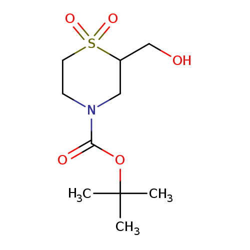 tert-butyl 2-(hydroxymethyl)-1,1-dioxo-1lambda6-thiomorpholine-4-carboxylate