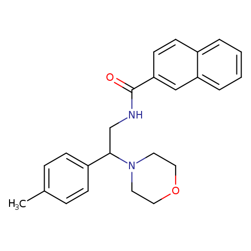 N-[2-(4-methylphenyl)-2-(morpholin-4-yl)ethyl]naphthalene-2-carboxamide