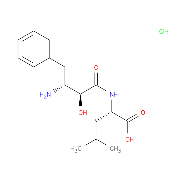 (S)-2-((2S,3R)-3-Amino-2-hydroxy-4-phenylbutanamido)-4-methylpentanoic acid hydrochloride
