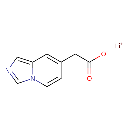 lithium(1+) ion 2-{imidazo[1,5-a]pyridin-7-yl}acetate