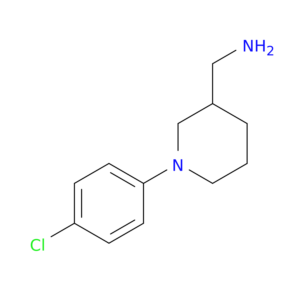 [1-(4-chlorophenyl)piperidin-3-yl]methanamine