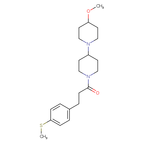 1-{4-methoxy-[1,4'-bipiperidine]-1'-yl}-3-[4-(methylsulfanyl)phenyl]propan-1-one