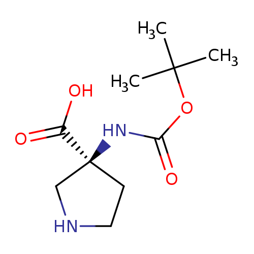(3S)-3-{[(tert-butoxy)carbonyl]amino}pyrrolidine-3-carboxylic acid