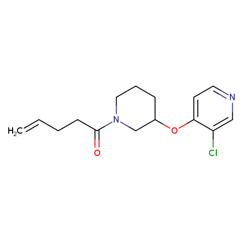 1-{3-[(3-chloropyridin-4-yl)oxy]piperidin-1-yl}pent-4-en-1-one
