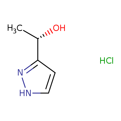 (1S)-1-(1H-pyrazol-3-yl)ethan-1-ol hydrochloride