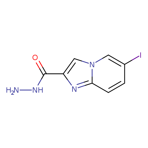 6-iodoimidazo[1,2-a]pyridine-2-carbohydrazide