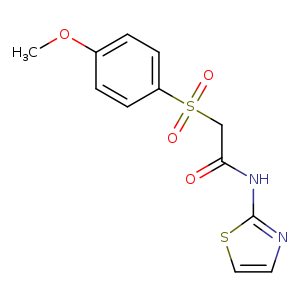 2-(4-methoxybenzenesulfonyl)-N-(1,3-thiazol-2-yl)acetamide