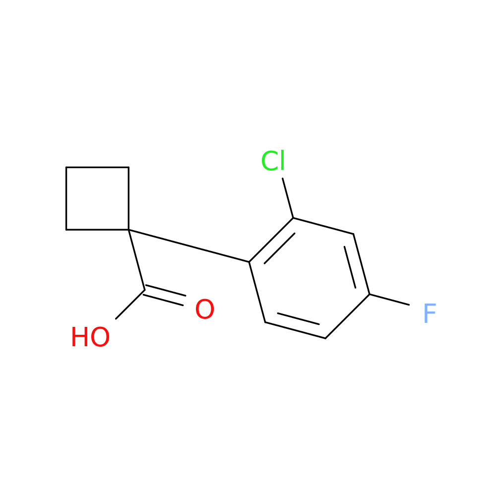 1-(2-Chloro-4-Fluorophenyl)Cyclobutane-1-Carboxylic Acid