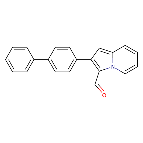 2-([1,1'-Biphenyl]-4-yl)indolizine-3-carbaldehyde