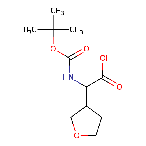 2-(tert-butoxycarbonylamino)-2-(tetrahydrofuran-3-yl)acetic acid