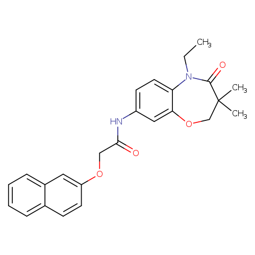 N-(5-ethyl-3,3-dimethyl-4-oxo-2,3,4,5-tetrahydro-1,5-benzoxazepin-8-yl)-2-(naphthalen-2-yloxy)acetamide