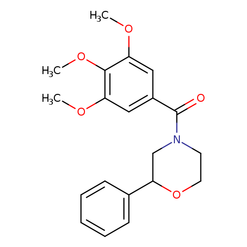 2-phenyl-4-(3,4,5-trimethoxybenzoyl)morpholine