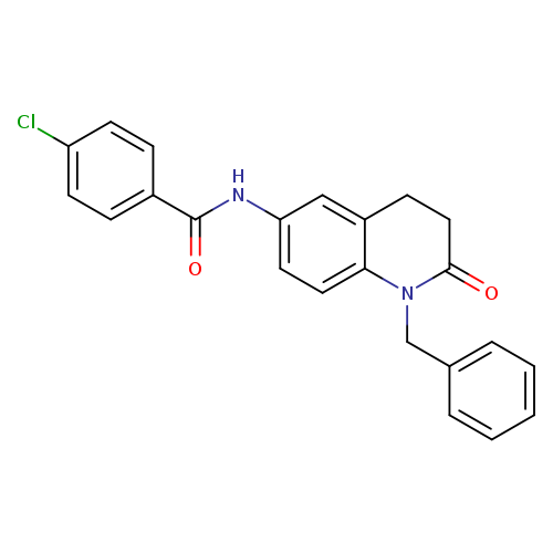 N-(1-benzyl-2-oxo-1,2,3,4-tetrahydroquinolin-6-yl)-4-chlorobenzamide