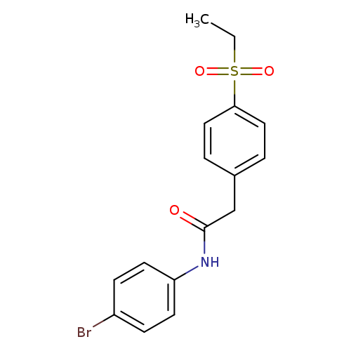 N-(4-bromophenyl)-2-[4-(ethanesulfonyl)phenyl]acetamide