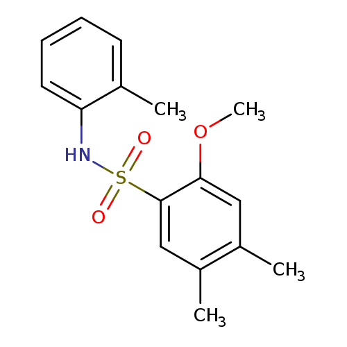 2-methoxy-4,5-dimethyl-N-(2-methylphenyl)benzene-1-sulfonamide