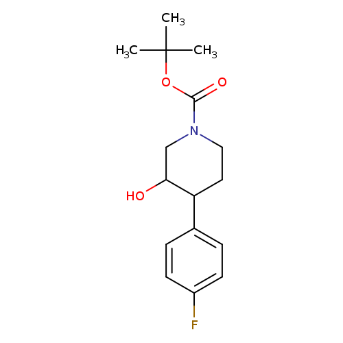 tert-butyl 4-(4-fluorophenyl)-3-hydroxypiperidine-1-carboxylate, Mixture of diastereomers