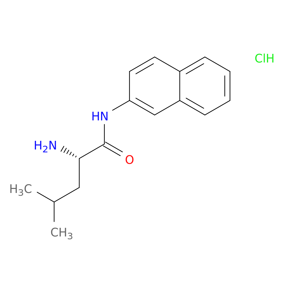 (S)-2-Amino-4-methyl-N-(naphthalen-2-yl);pentanamide hydrochloride