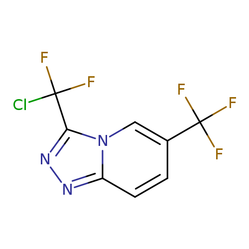 3-(chlorodifluoromethyl)-6-(trifluoromethyl)-[1,2,4]triazolo[4,3-a]pyridine