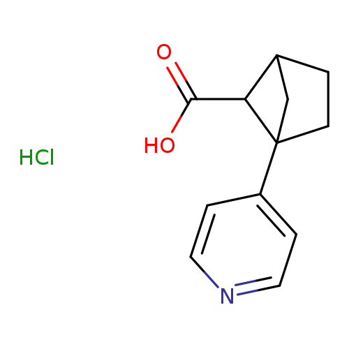1-(pyridin-4-yl)bicyclo[2.1.1]hexane-5-carboxylic acid hydrochloride