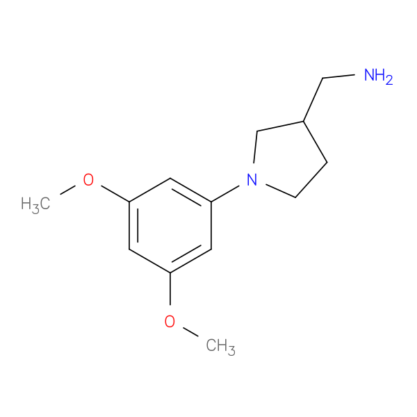 [1-(3,5-dimethoxyphenyl)pyrrolidin-3-yl]methanamine