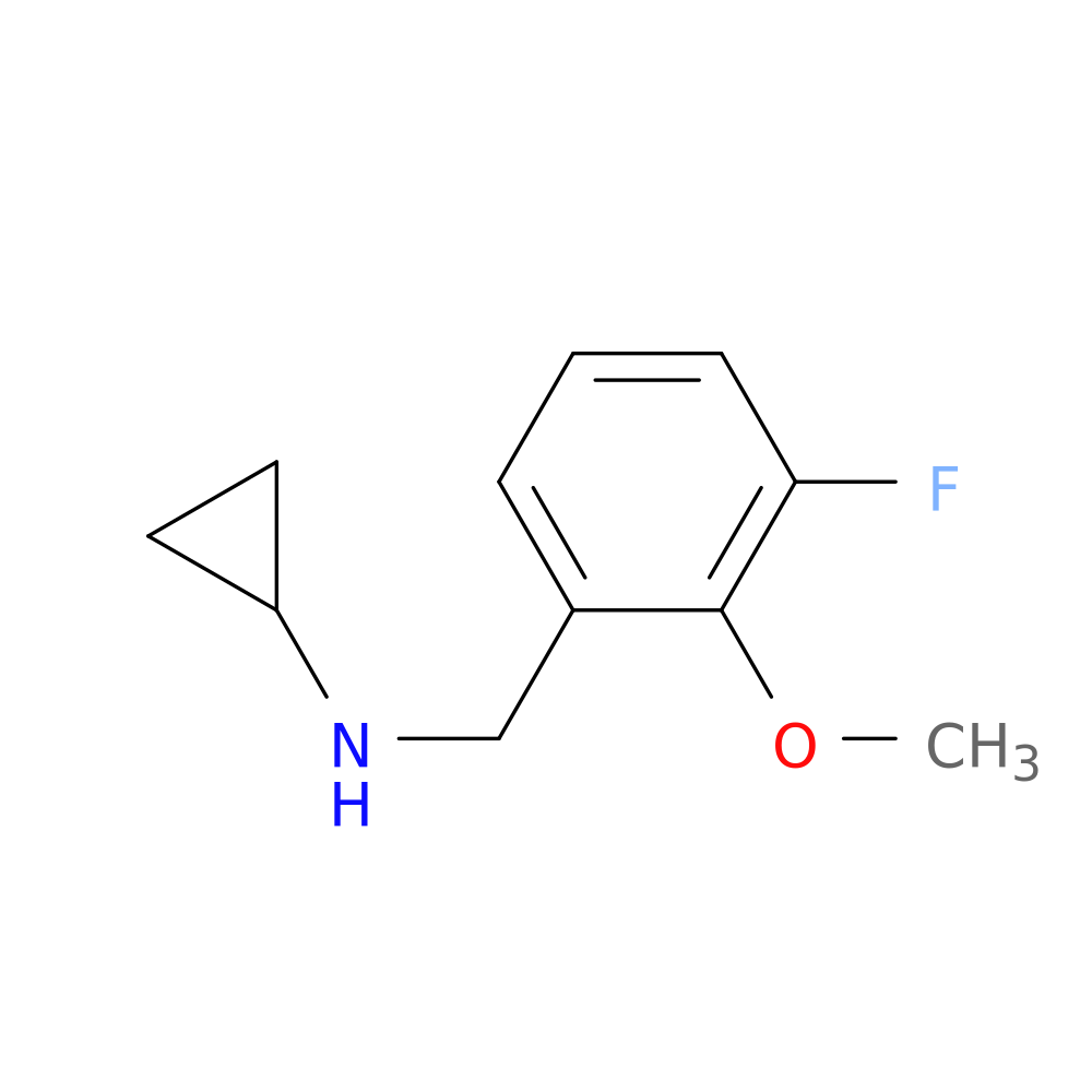 N-[(3-fluoro-2-methoxyphenyl)methyl]cyclopropanamine