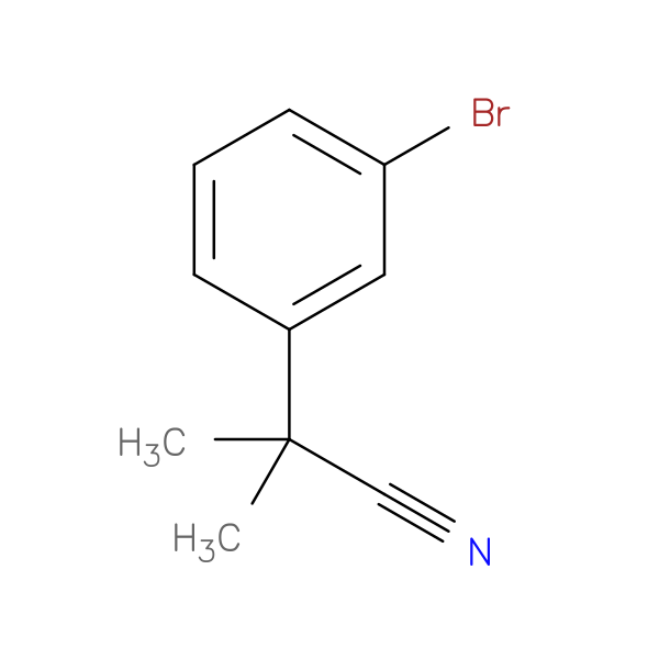 2-(3-Bromophenyl)-2-methylpropanenitrile