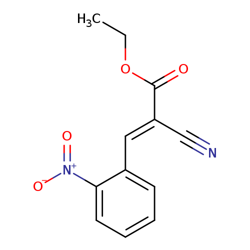 2-Propenoic acid, 2-cyano-3-(2-nitrophenyl)-, ethyl ester, (E)-