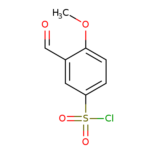 3-formyl-4-methoxybenzene-1-sulfonyl chloride